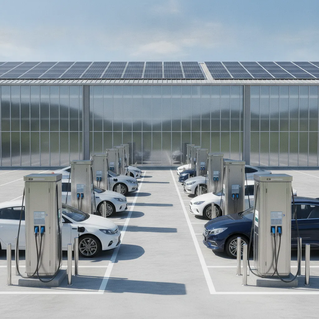 industrialisation borne de recharge