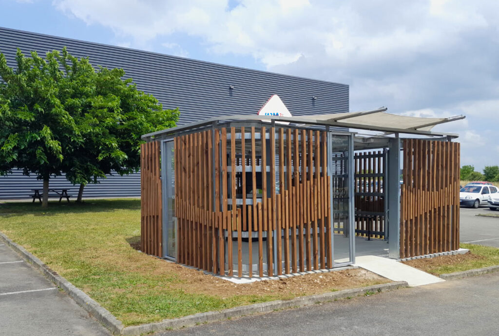 réemploi industriel exemple photo securisation vélos réemploi SIAM